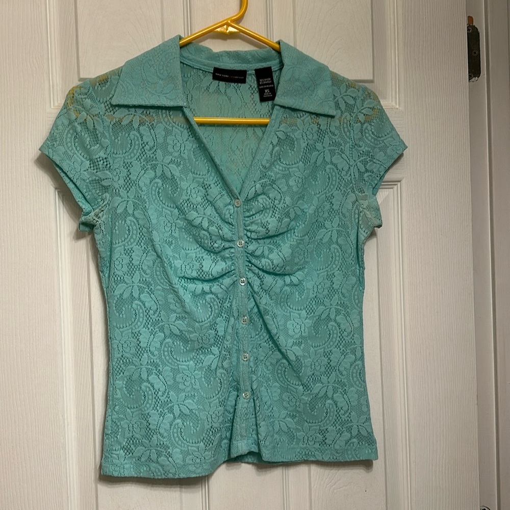 New York & Company Lace Top